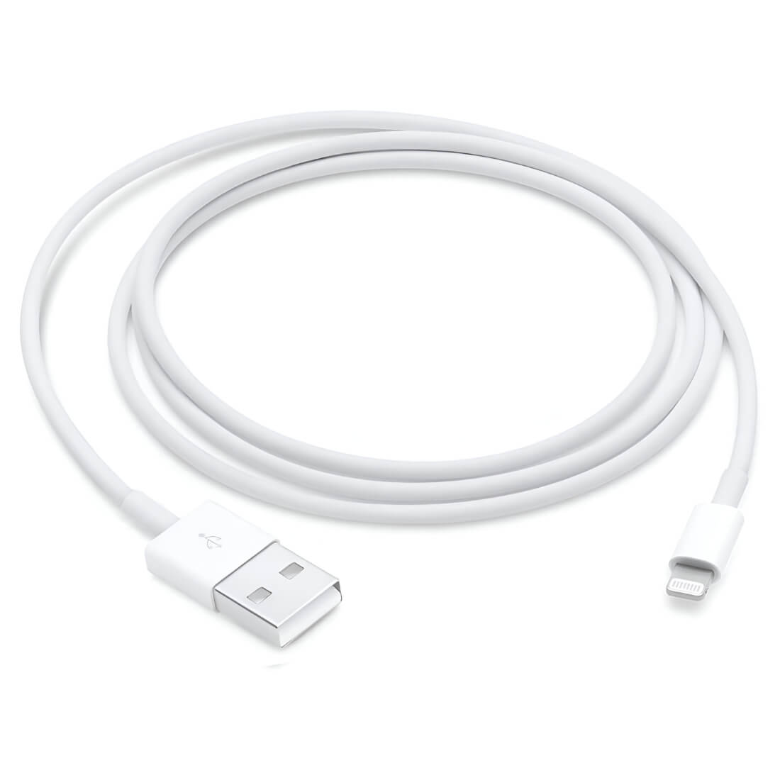 Upix Lightning to USB Cable Data Sync Fast Charging Cable, Compatible for iPhone 13, 12,11, X, 8, 7  (1 Metres) - White