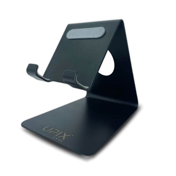 Upix Universal Mobile Holder Stand, Tabletop with Metal Body (Black)