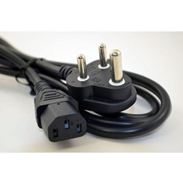 Upix 3 Pin Power Cord  for Computer Monitor, Printer, UPS - 1.3 Meters
