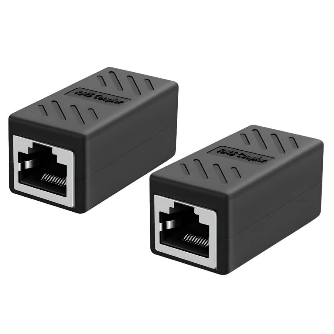 Upix Ethernet RJ45 Coupler, Pack of 2, For Router, Modem, Computer, Smart TV