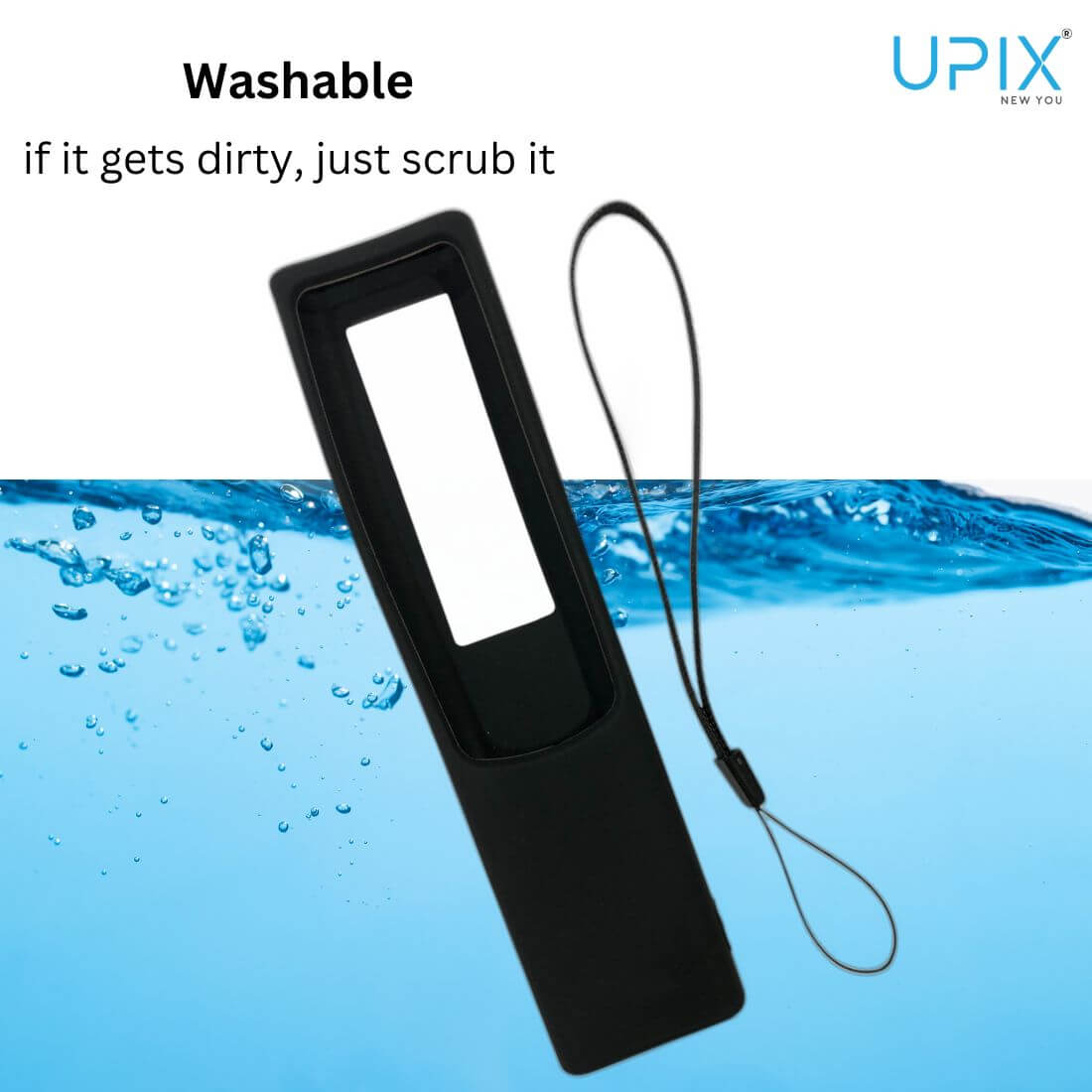 Upix Silicone TV Remote Cover Case Only for Samsung Smart 4K TV LCD/LED Remote