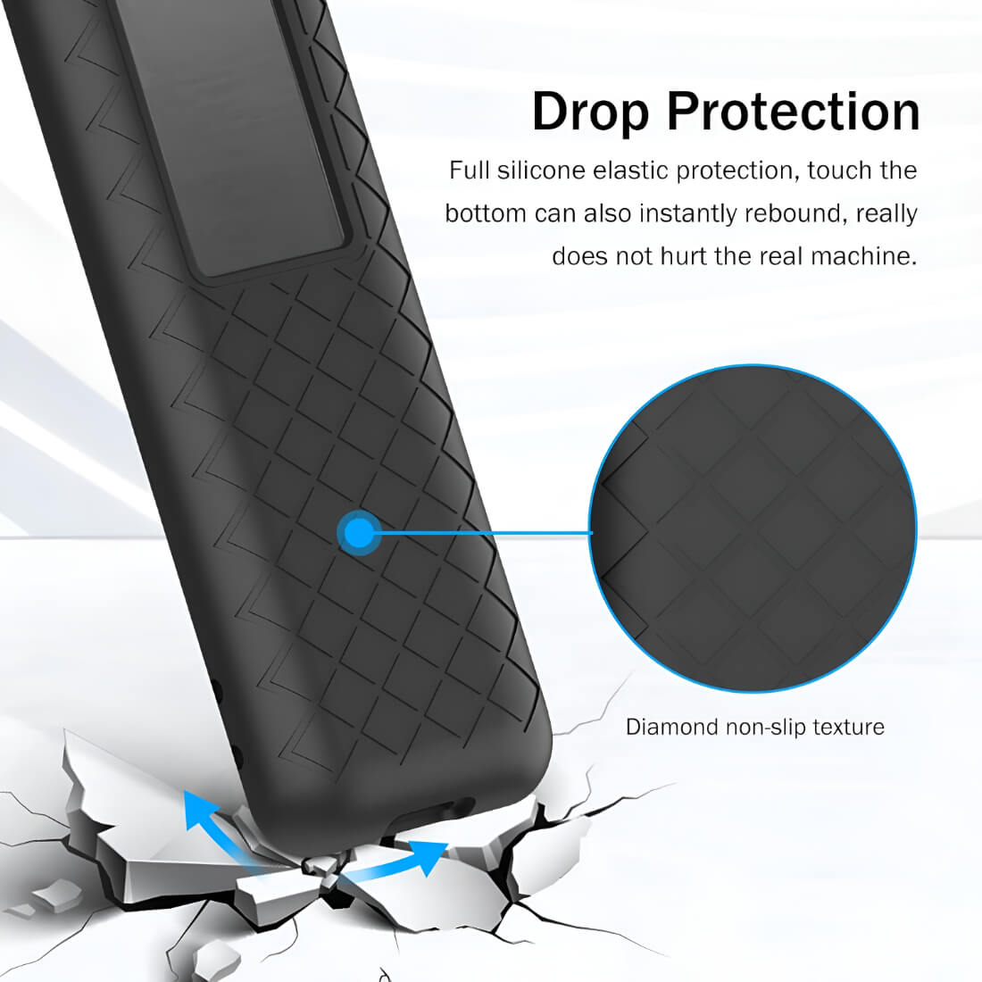 Upix Silicone Protective Cover for Samsung BN59-01432G Smart TV Remote (Solar Cell Model)