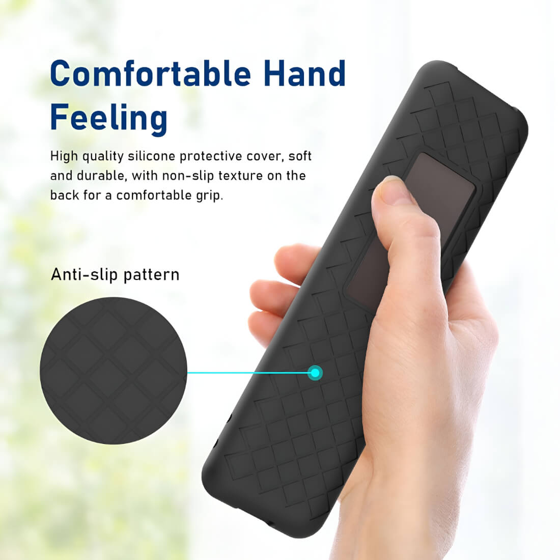 Upix Silicone Protective Cover for Samsung BN59-01432G Smart TV Remote (Solar Cell Model)