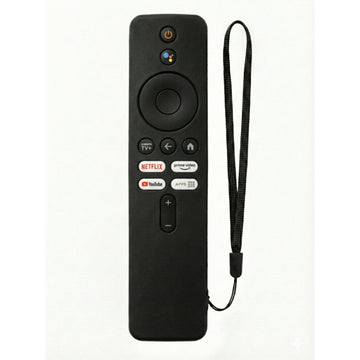Upix Silicone Protective Cover for Mi Smart TV Remote – Soft Silicone Case Only (Black) – Please Check Images Before Ordering