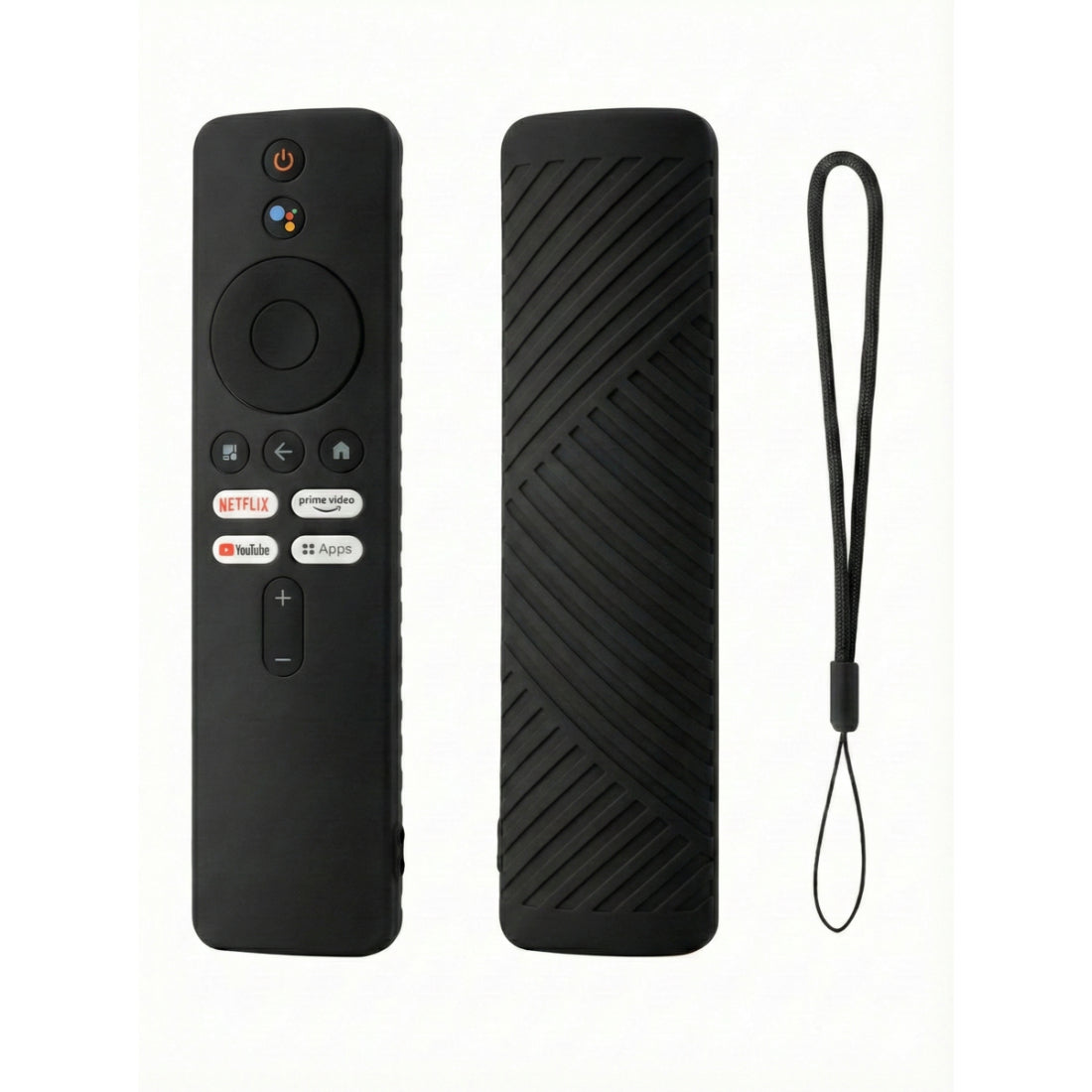 Upix Silicone Protective Cover for Mi Smart TV Remote – Soft Silicone Case Only (Black) – Please Check Images Before Ordering