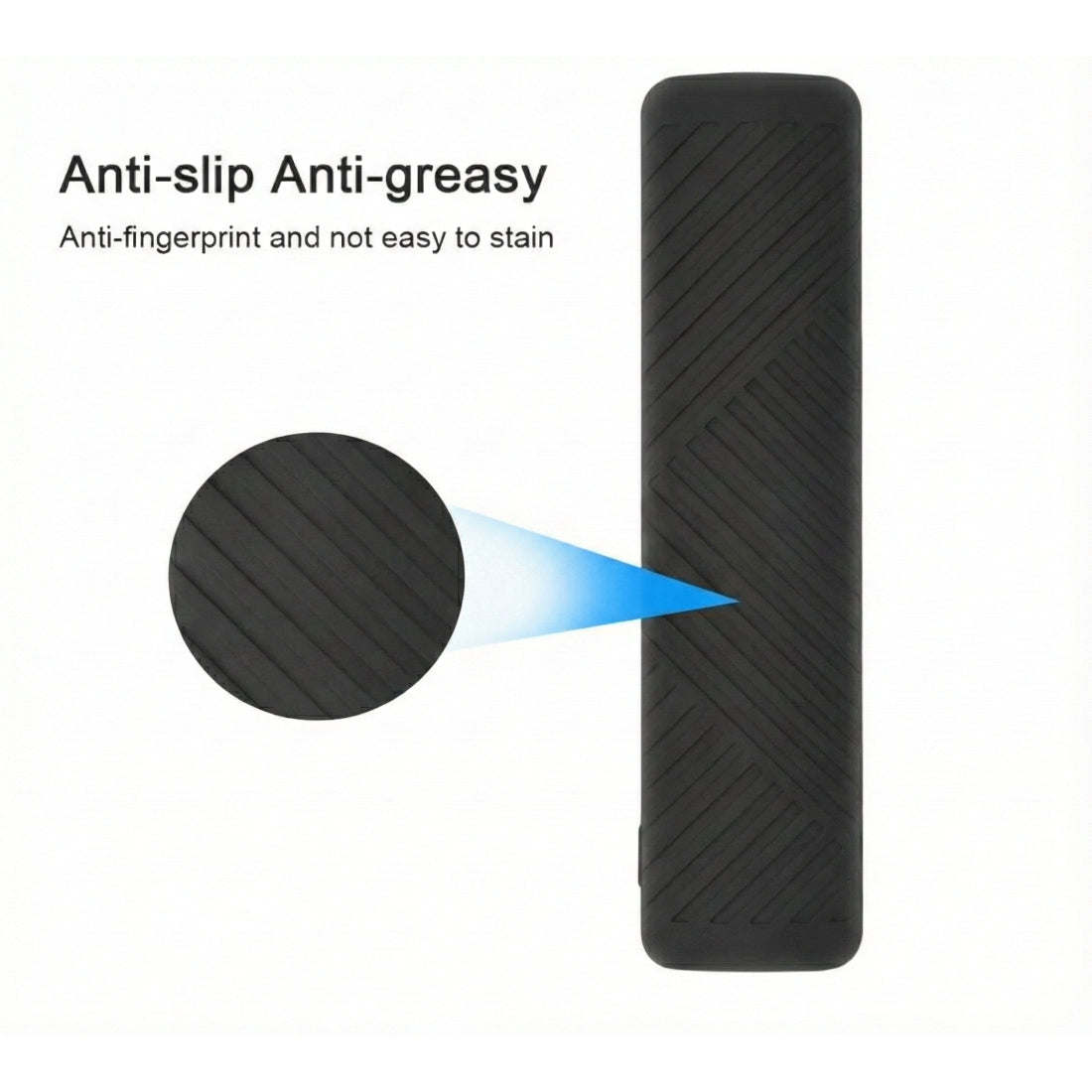 Upix Silicone Protective Cover for Mi Smart TV Remote – Soft Silicone Case Only (Black) – Please Check Images Before Ordering