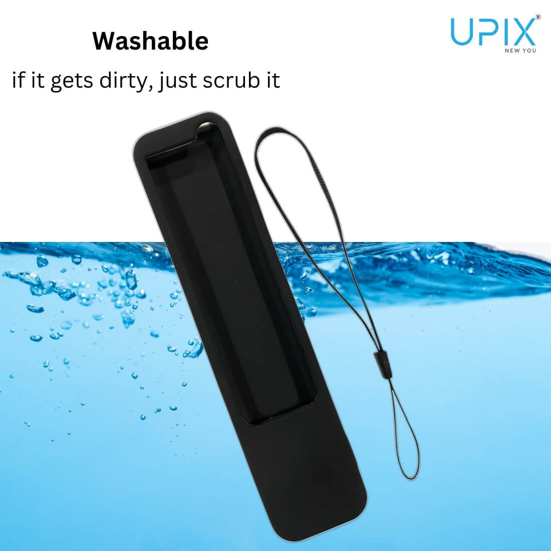 Upix Silicone TV Remote Cover Case Only for Sony Smart 4K TV LCD/LED Remote