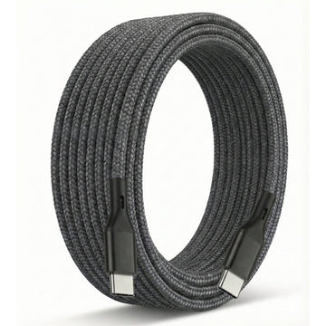 Upix Type C to Type C Fast Charging Data Cable | Nylon Braided | 3 Metres (9.8 Feet)