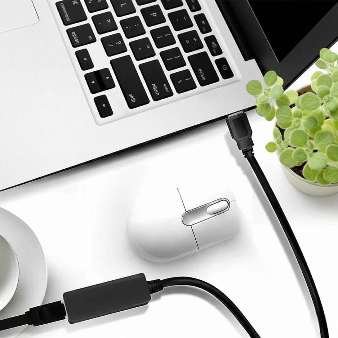 Upix USB 3.0 to LAN Gigabit Ethernet Adapter | Compatible for Laptop, PC, Mac & Desktop