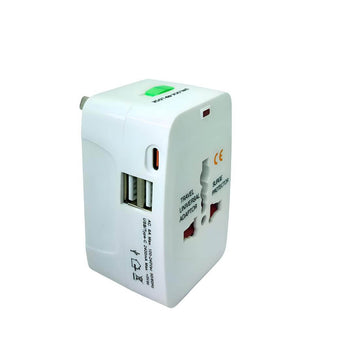 Upix Universal Travel Adapter with Type C Charging Ports