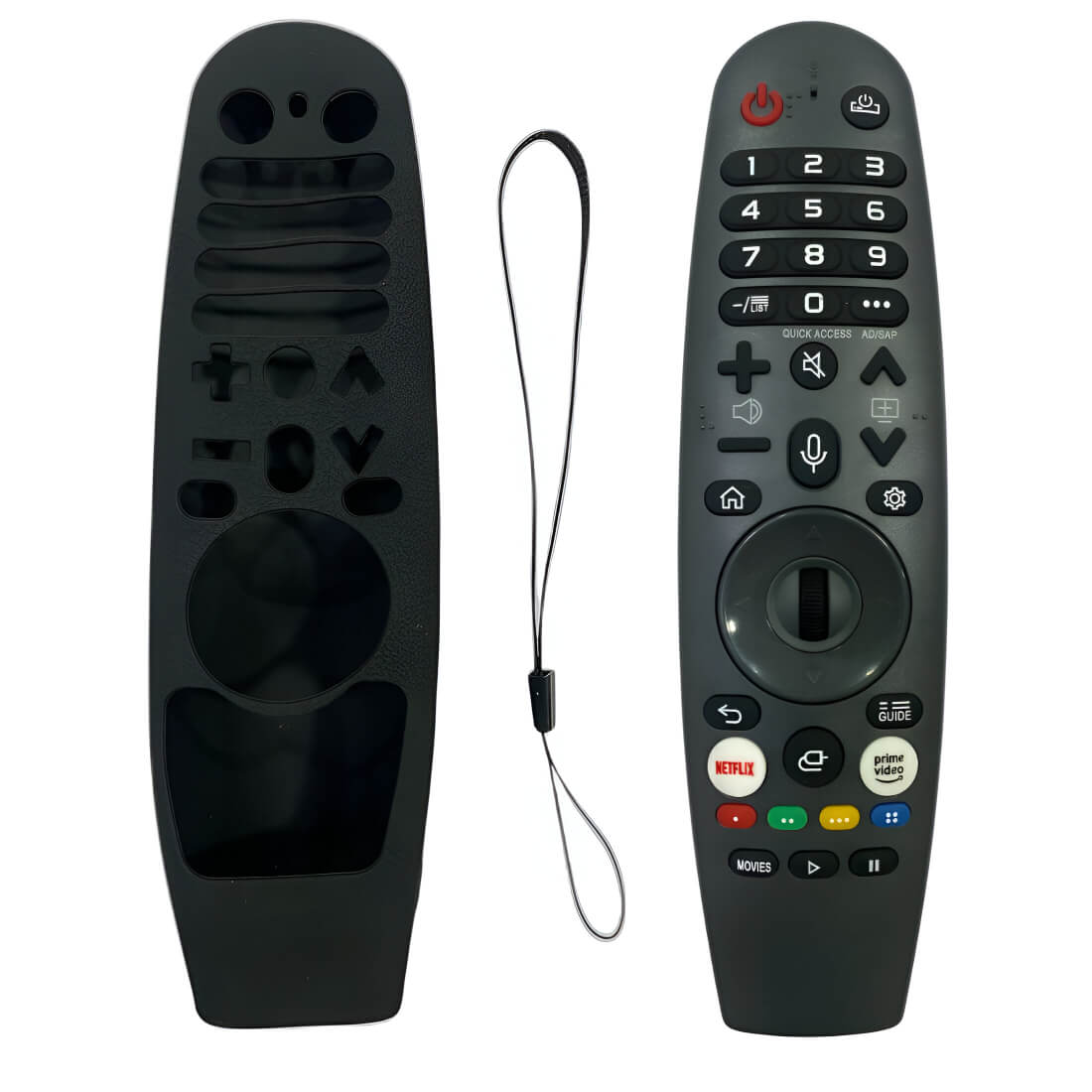 Upix Silicone TV Remote Cover Case Only for Vise Smart TV LCD/LED Remote