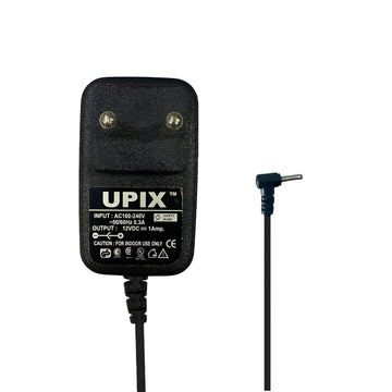 Upix 12V 1A DC Supply Power Adapter (with Slim Pin)