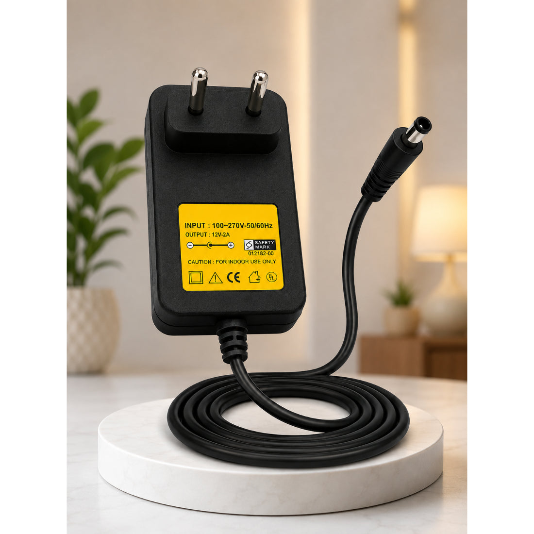 Upix 12V 2A DC Supply Power Adapter (with Centre Pin)