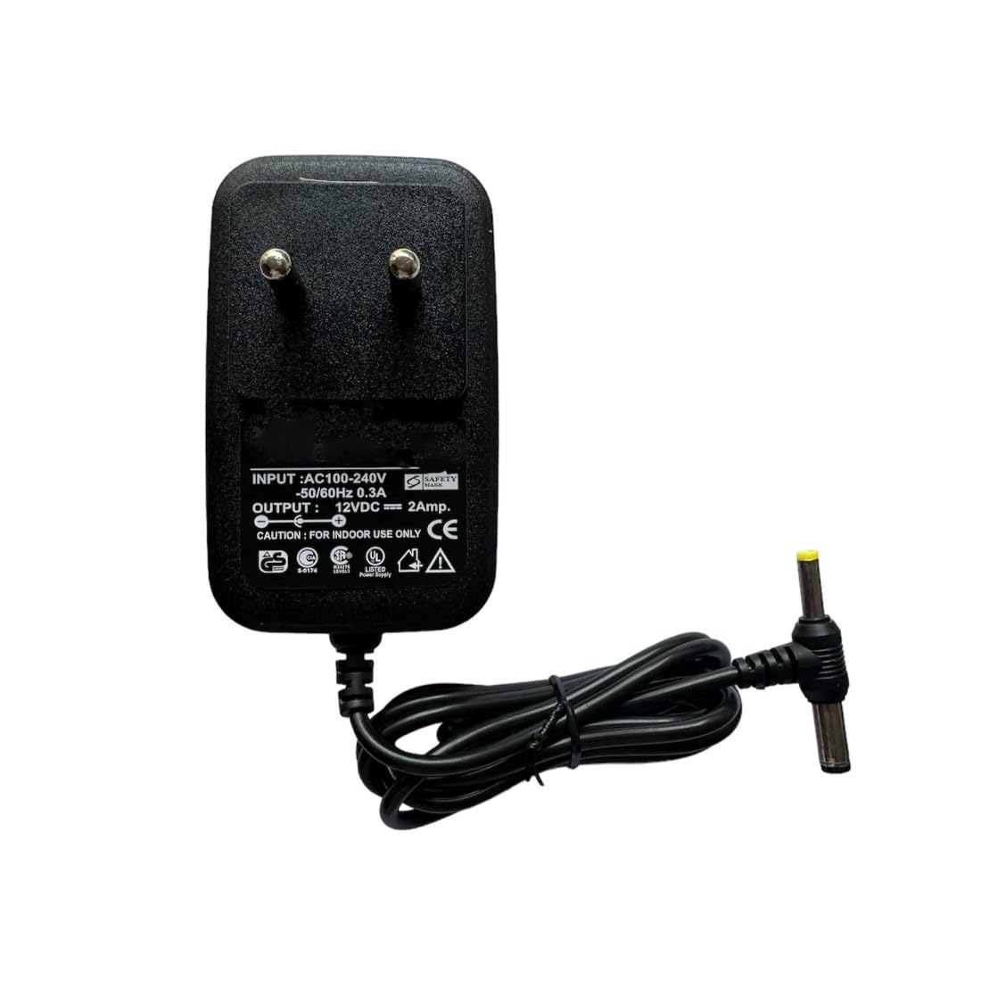 Upix 12V 2A DC Supply Power Adapter (with Centre Pin)