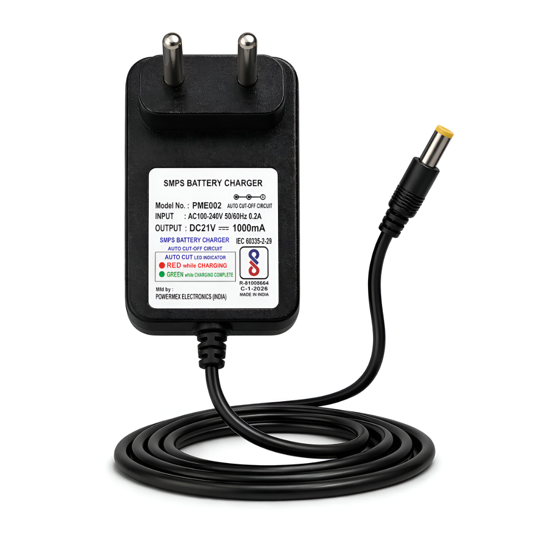 21V 1A Power Adapters