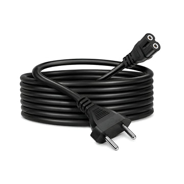 Upix 2Pin Universal AC Power Cord Wire 2.3 Meters (7.5 Feet)