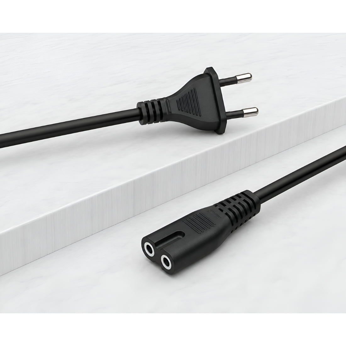 Upix 2Pin Universal AC Power Cord Wire 2.3 Meters (7.5 Feet)