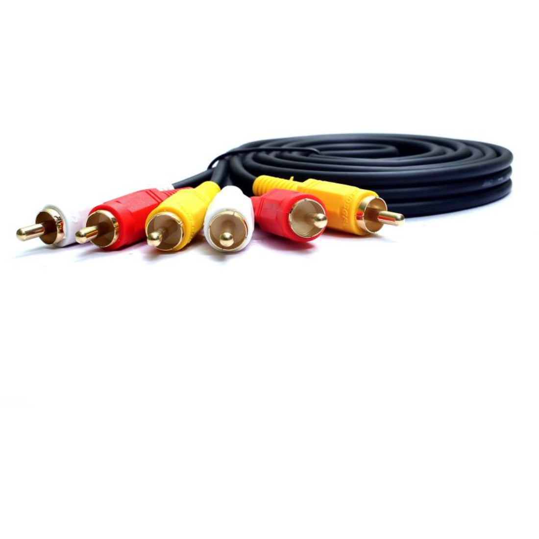 Upix 3RCA Male to 3RCA Male Audio Video Cable - 2.7 Meters