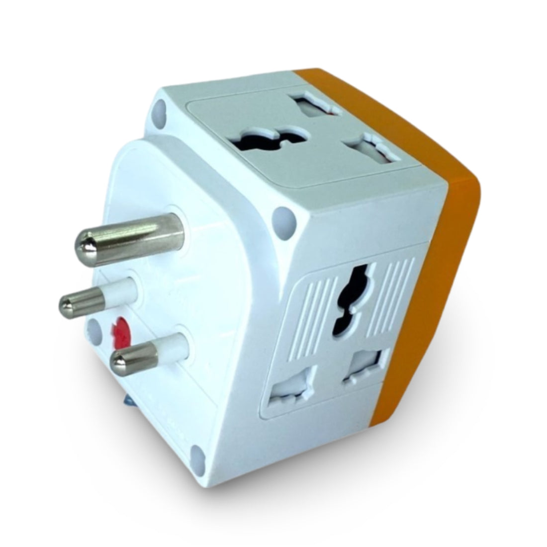 Upix 3 Pin Multi Plug Socket – (Type D) Universal Travel Adapter