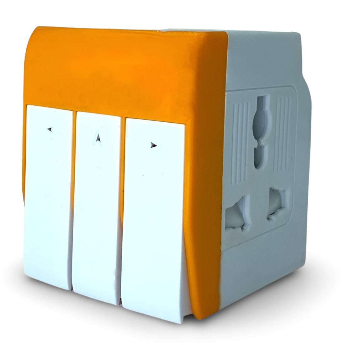 3 Pin 3 Way Multi Plug Type G (UK, UAE Pin) Travel Adapters