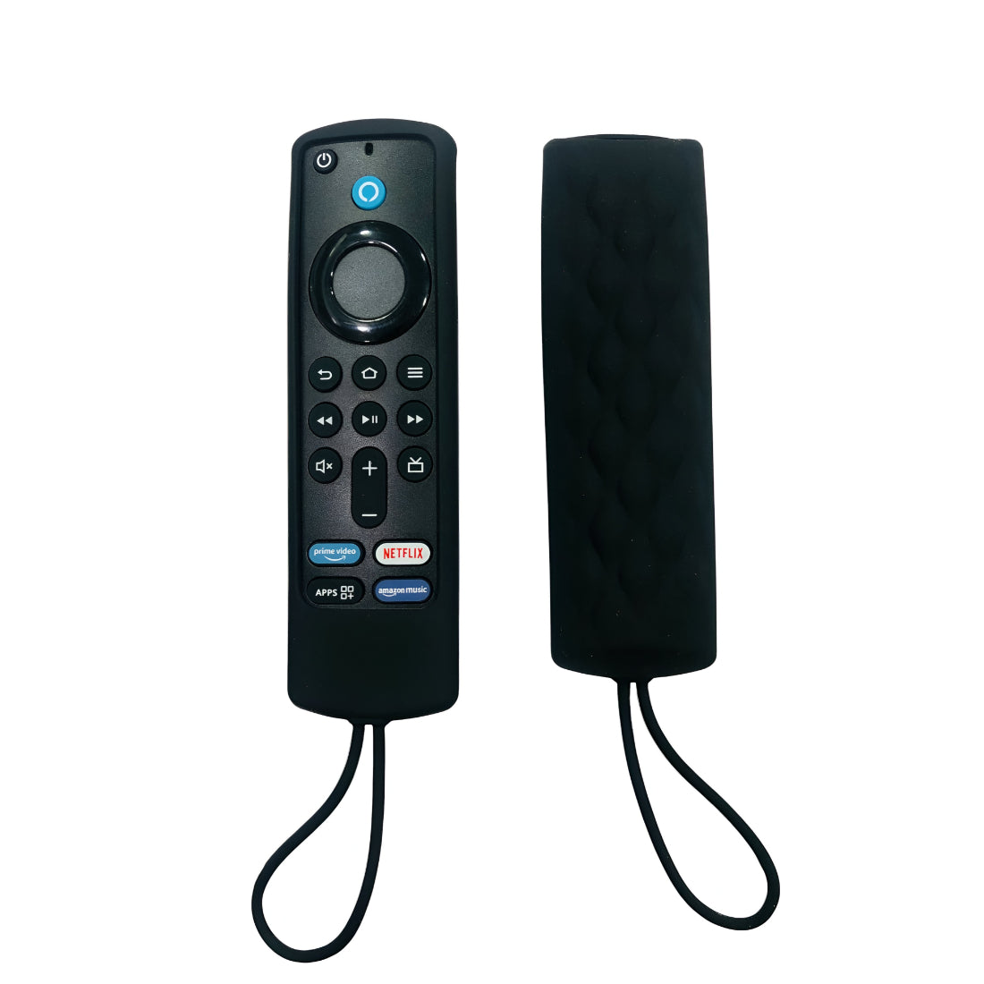 Upix Silicone TV Remote Cover Case Only for Amazon Fire Stick Smart TV LCD/LED Remote