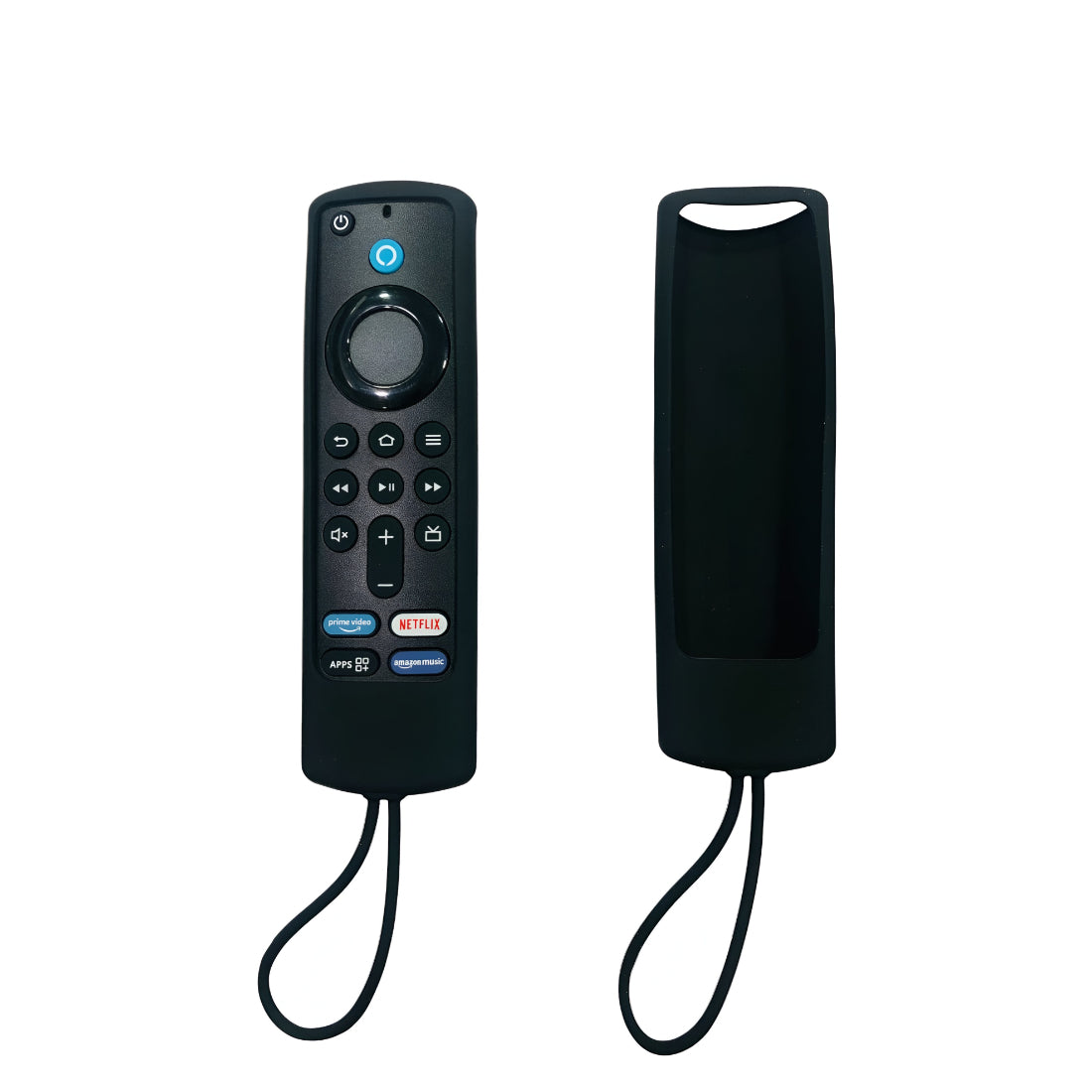 Upix Silicone TV Remote Cover Case Only for Amazon Fire Stick Smart TV LCD/LED Remote