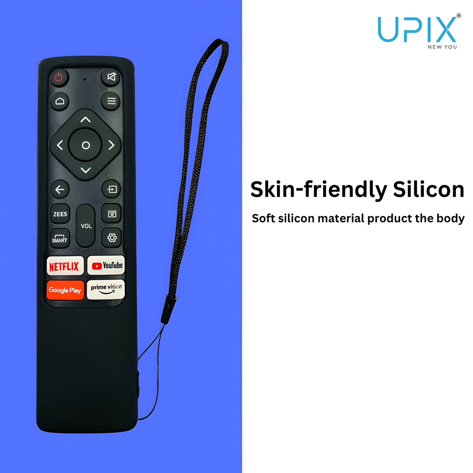 Upix Silicone TV Remote Cover Case Only for Nokia Smart TV LCD/LED Remote