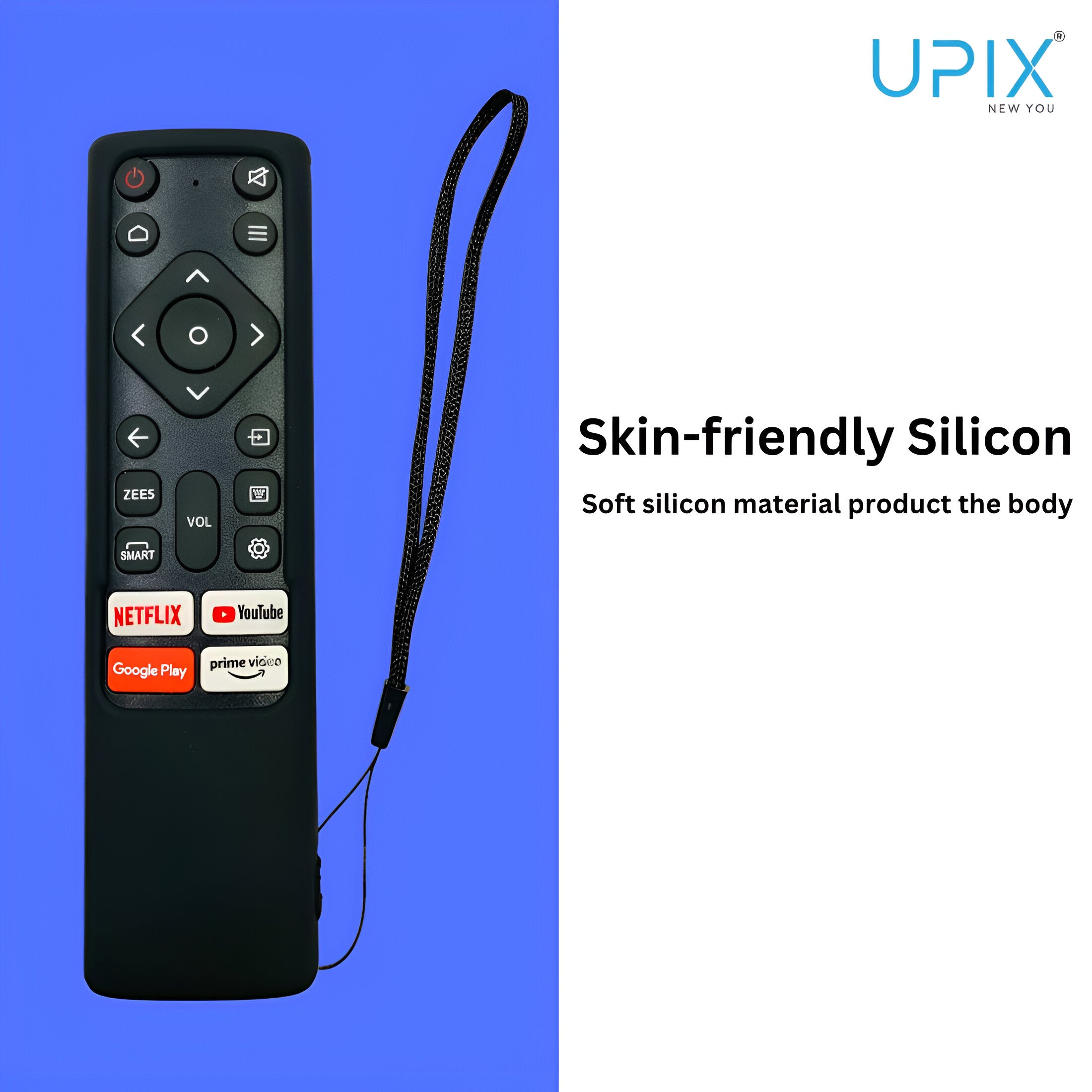 Upix Silicone TV Remote Cover Case Only for Nokia Smart TV LCD/LED Remote