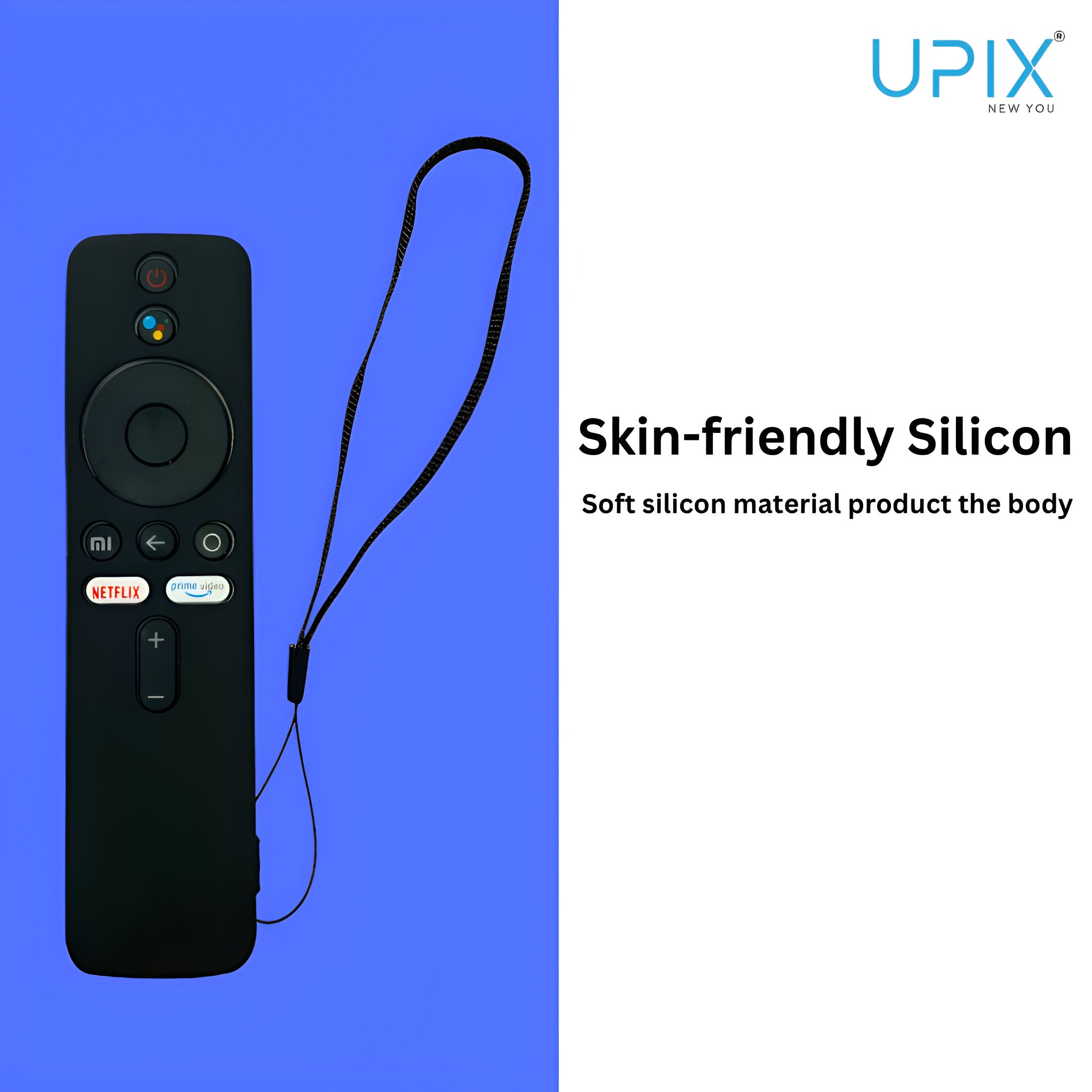 Upix Silicone TV Remote Cover Case Only for Mi Smart TV LCD/LED Remote