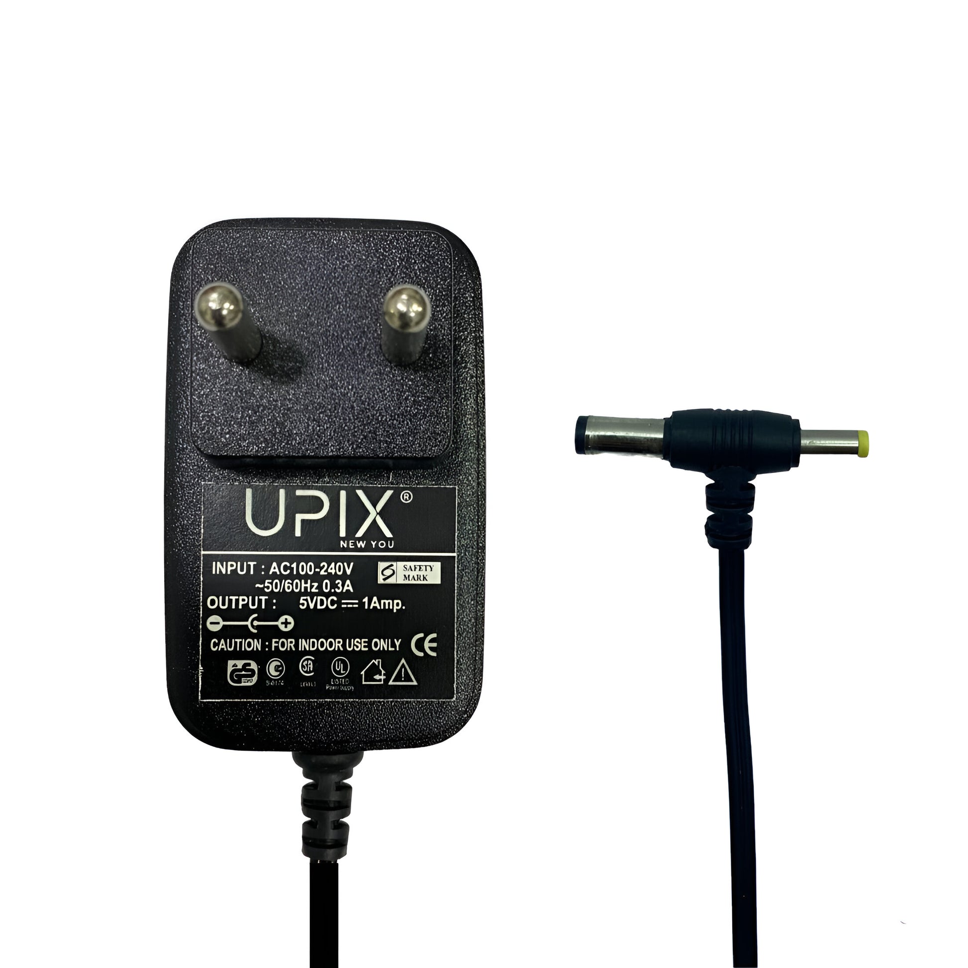 Upix 5V 1A DC Supply Power Adapter (with DC and Sony Pin)