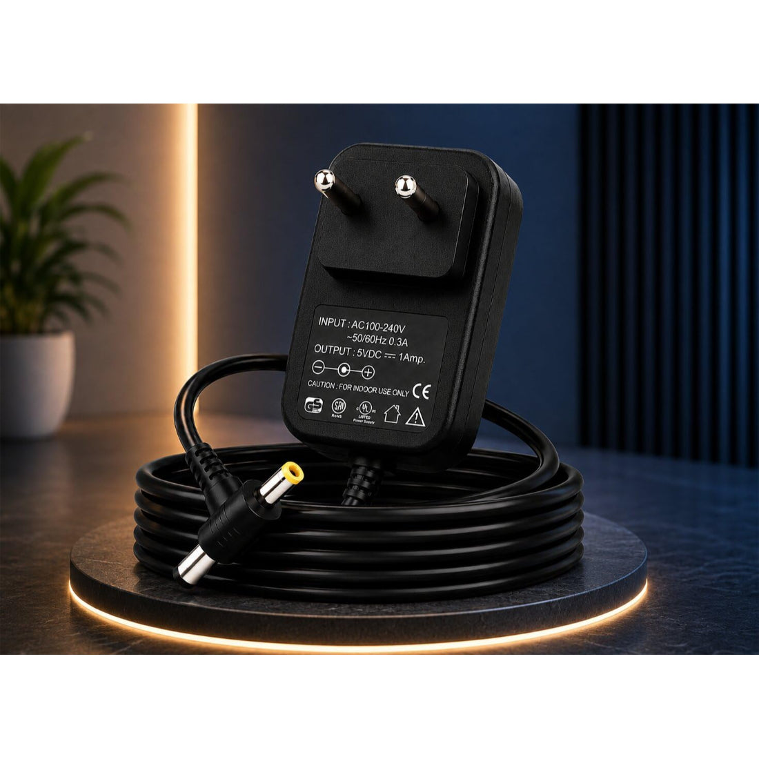 Upix 5V 1A DC Supply Power Adapter (with DC and Sony Pin)