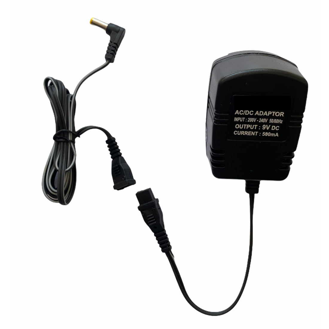 Upix 9V 500mA DC Supply Power Adapter (with DC Pin)