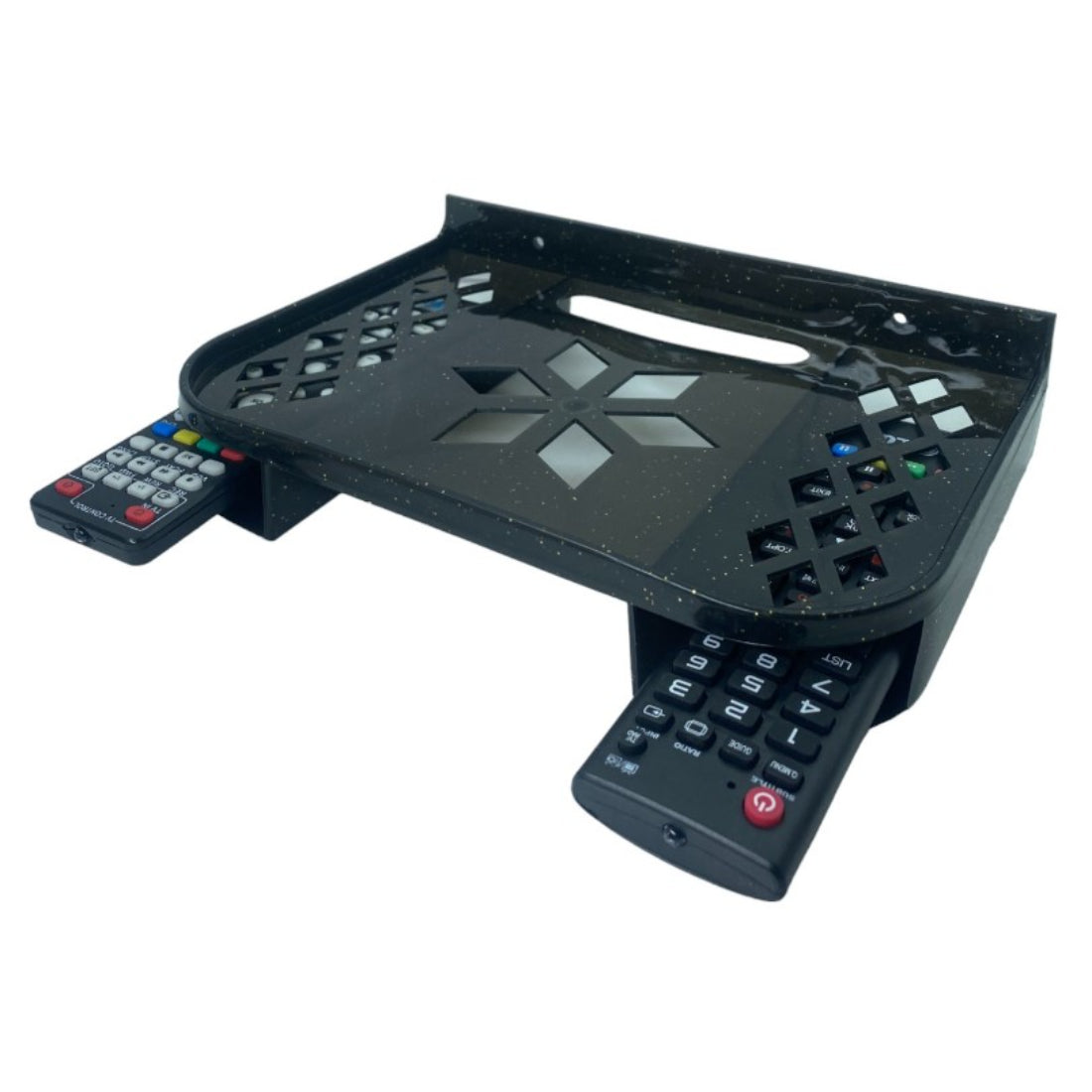 Upix DTH/Set Top Box Stand ABS Plastic Wall Shelf