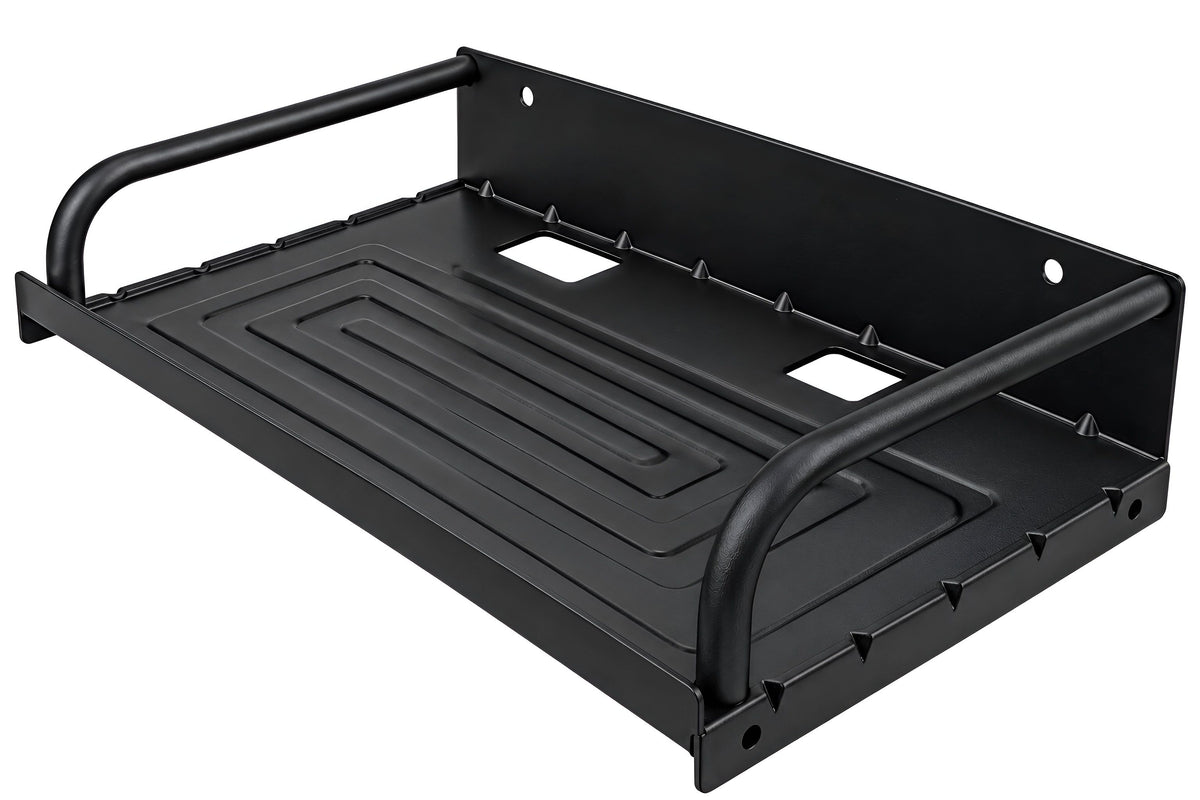 Upix DTH/Set Top Box Stand Carbon Metal Wall Shelf