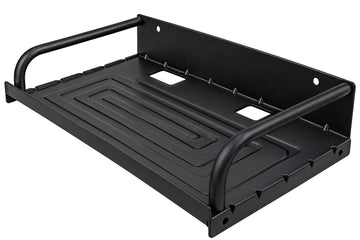 Upix DTH/Set Top Box Stand Carbon Metal Wall Shelf