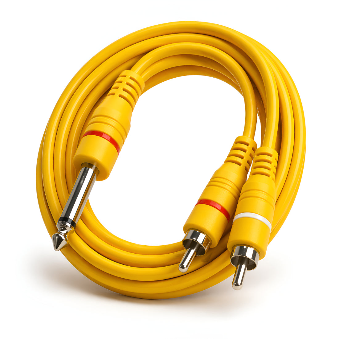 Upix 6.35mm Jack to 2RCA Audio Cable (Male to Male) - 1.3 Meters