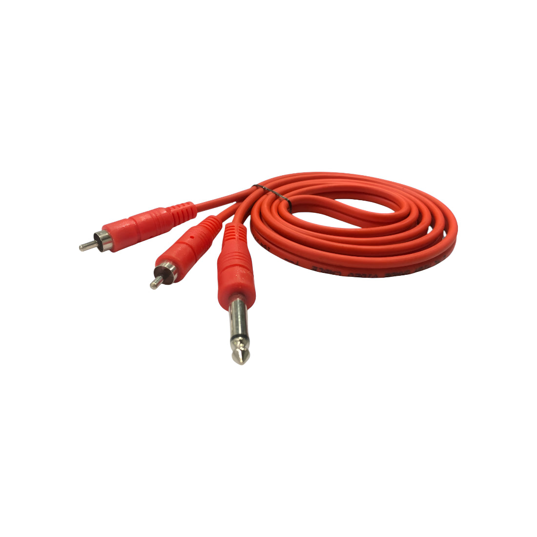 Upix Male to Male 6.35mm Amplifier to RCA Audio Cable 1.3 Meters