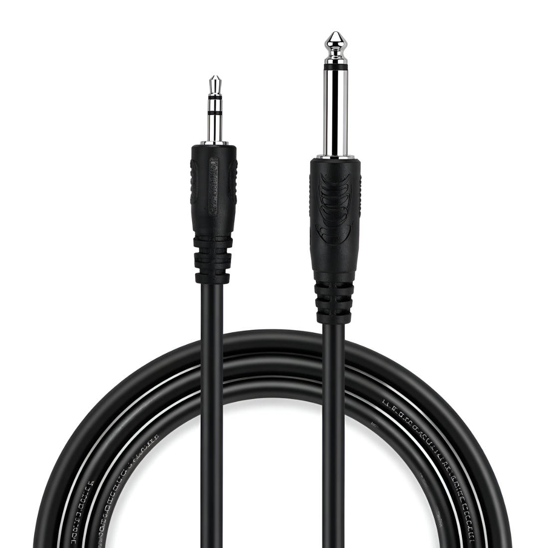 Upix Male to Male 6.35mm Amplifier Jack to 3.5mm Stereo Cable 1.3 Meters