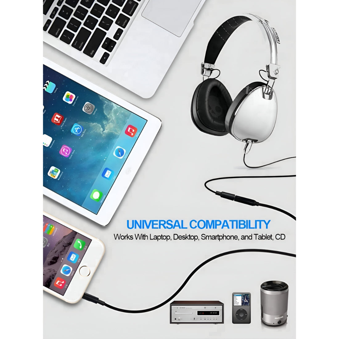 Upix 3.5mm Male to Female Aux Audio Extension Cable