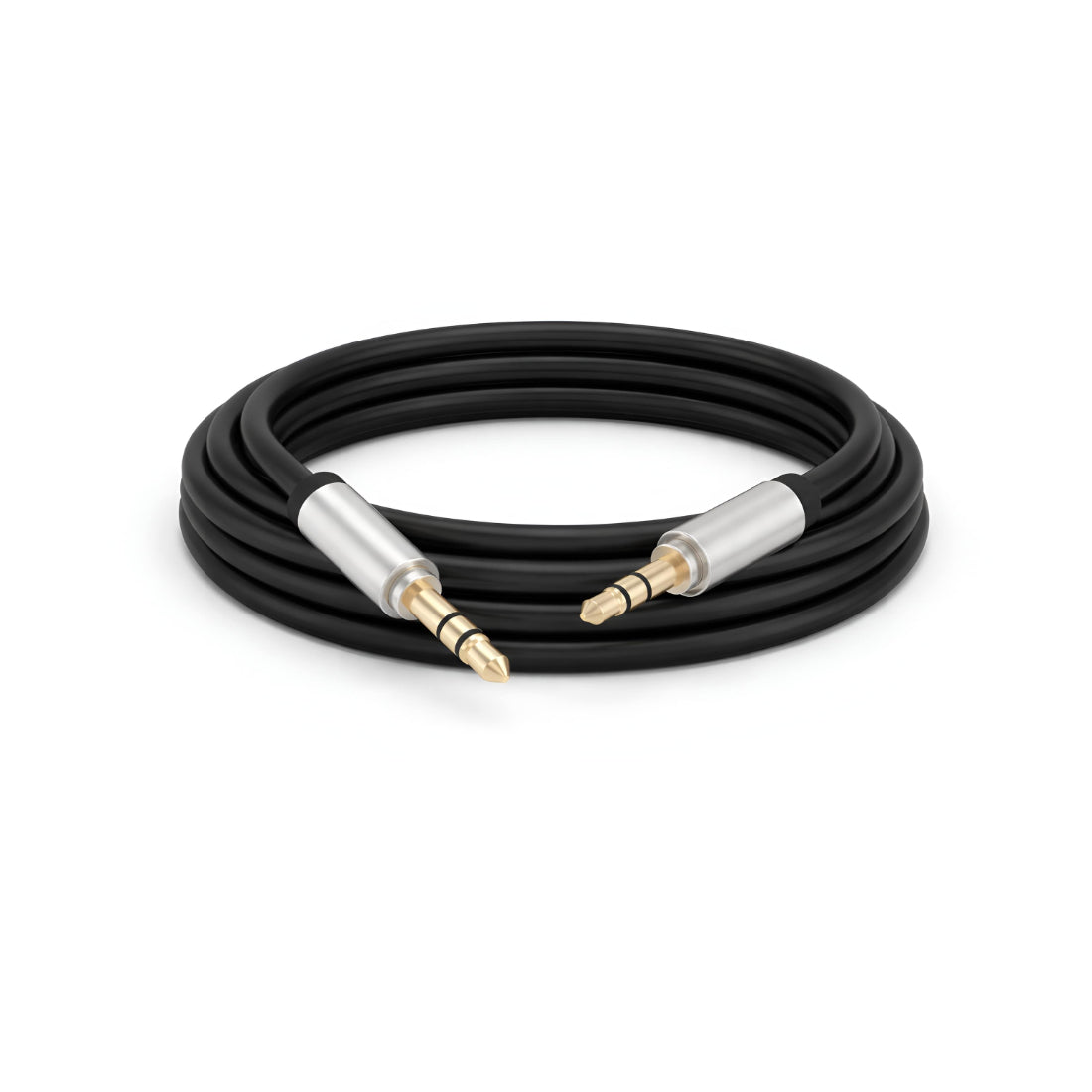 Upix Aux Audio Cable Male to Male – Durable Stereo Cable, 1.3 Metres (4.3 Feet), for Headphones, Speakers, Smartphones