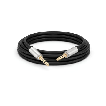 Upix Aux Audio Cable Male to Male – Durable Stereo Cable, 1.3 Metres (4.3 Feet), for Headphones, Speakers, Smartphones