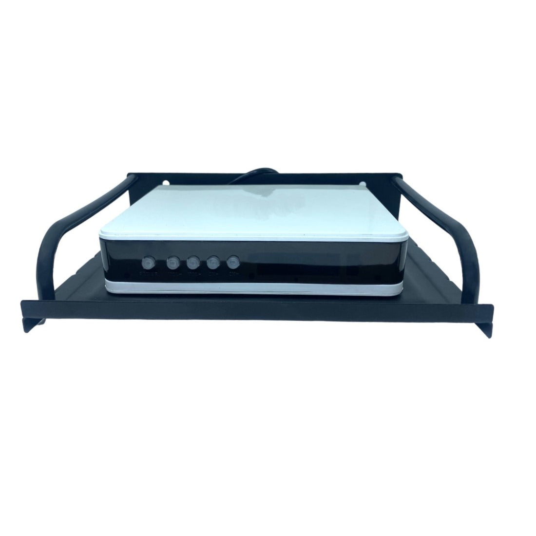 Upix DTH/Set Top Box Stand Carbon Metal Wall Shelf