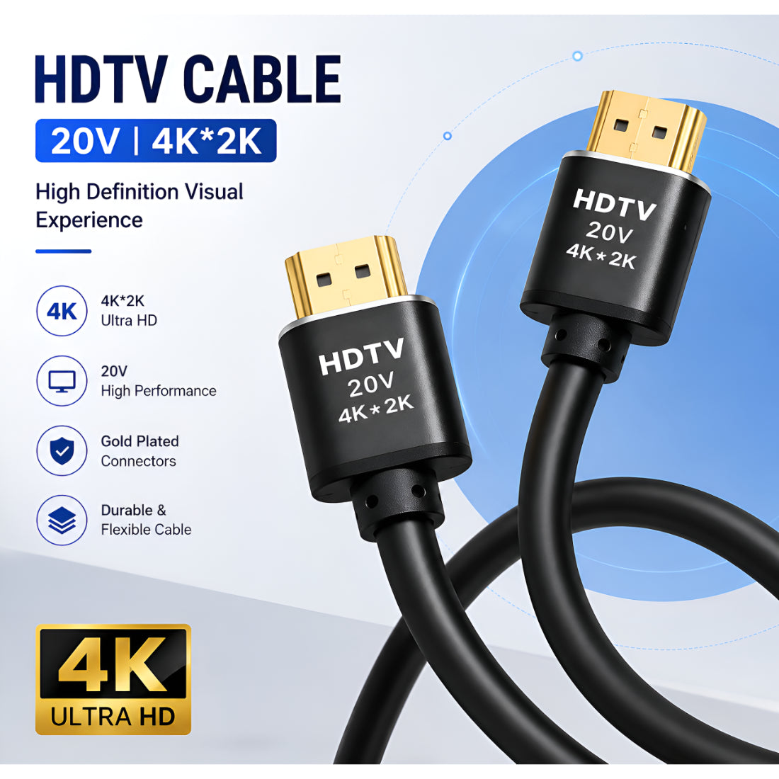 Upix Male to Male HDMI Cable - 4.5 Meters