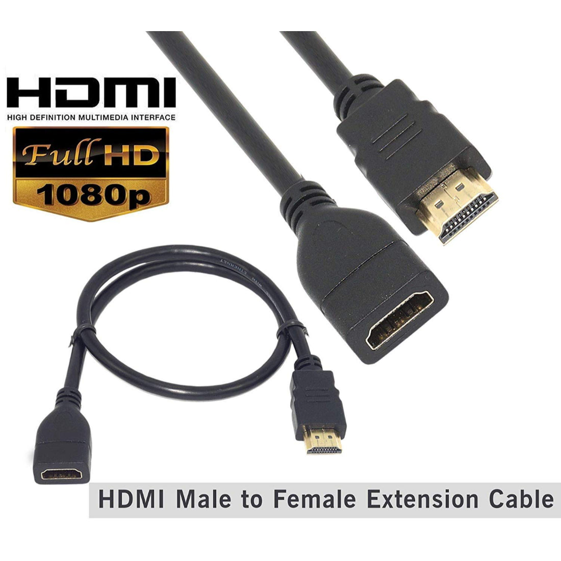 Upix HDMI Cable (Male to Female) - 1.3m