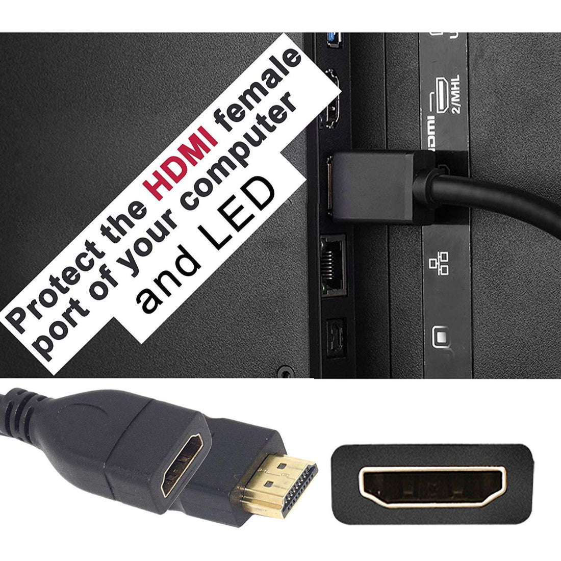 Upix HDMI Cable (Male to Female) - 1.3m