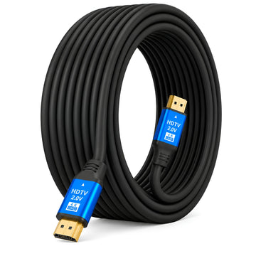 Upix Male to Male HDMI Cable 27.5 Meters (90.2 Feet) - Supports All HDMI Devices, Dolby True-HD