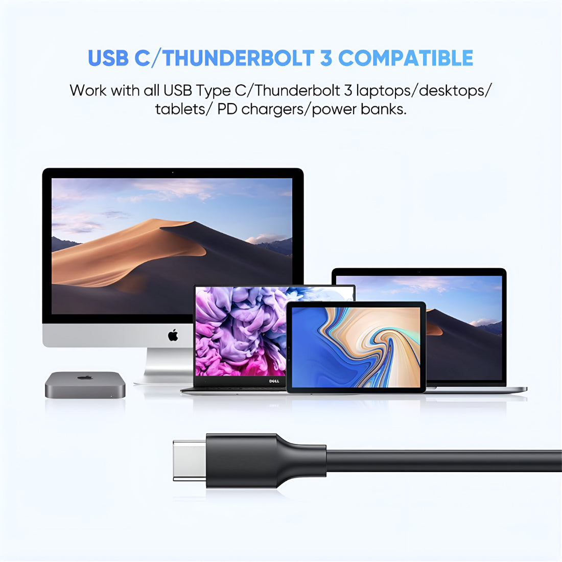Upix USB Type C to Micro-B USB 3.1 External Hard Disk Drive Cable