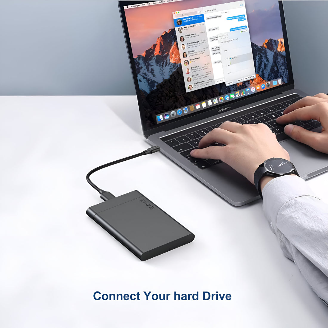 Upix USB Type C to Micro-B USB 3.1 External Hard Disk Drive Cable