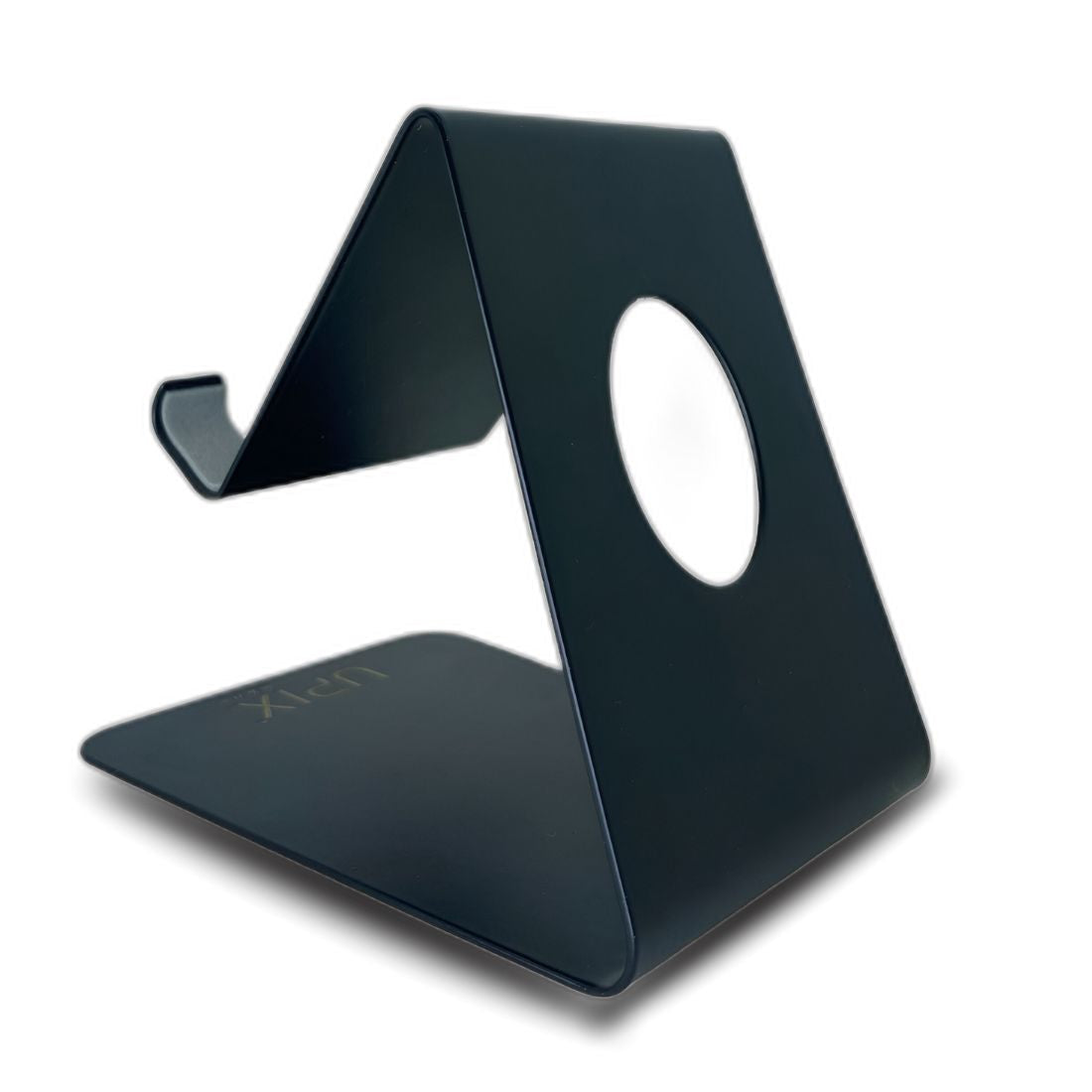 Upix Universal Mobile Holder Stand, Tabletop with Metal Body (Black)