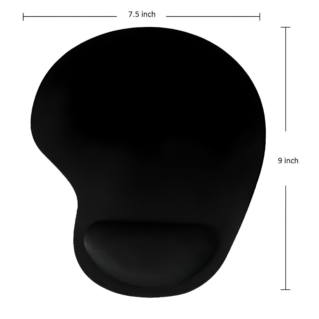 Upix Mouse Pad, Ergonomic Mouse Pad with Comfortable Gel Wrist Support and Lycra Cloth